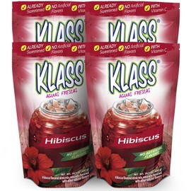 Klass Aguas Frescas |Drink Mix Hibiscus | Flavors From Natural Sources, No Ar...