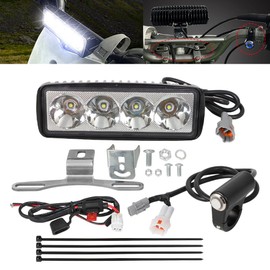AUTOVIC Light Kit, Dirt Bike Light Bar Kit Super White Light Lamp Bulbs for Kawasaki Honda Yamaha Suzuki Motocross Dirt Bikes Motorcycle