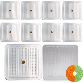 Wisesorb 10 Packs 500 Gram Desiccant Canisters, Indicating & Rechargeable Gun Safe Dehumidifier, Portable Desiccant Canister, Silica Gel Moisture Absorber for Storage