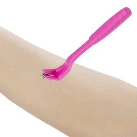 Cats and Humans Plastic Tick Puller Tick Grabber, 3Pcs Tick Remover Tick Remover Tick Puller Removal Tick Grabber,Tick Removal Tick Picker Flea Removal Tool,Tick Hook Louses Pliers Remover,Rose Red