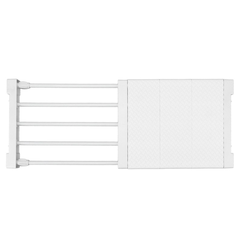 Tension Shelf Adjustable Closet Divider 24cm Width Storage Rack for