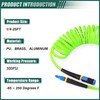 GORAGUCHI 1/4" x 10 ft Reinforced Polyurethane Air Hose with