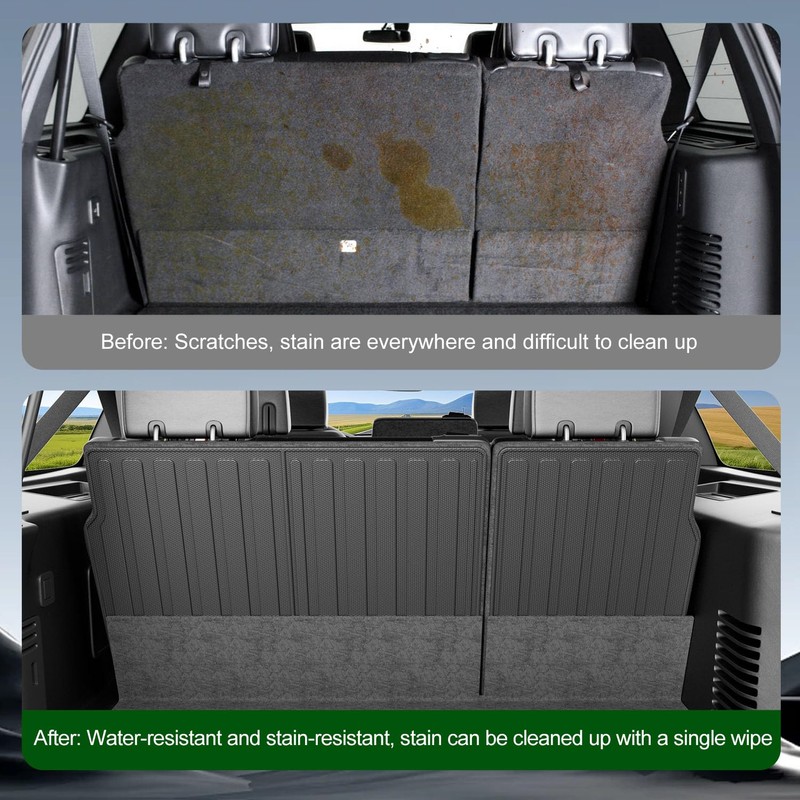 xipoqix 7&8 Seats Cargo Mat Compatible with 2003-2017 Ford Expedition