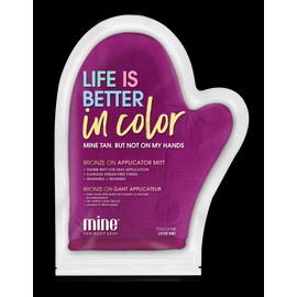 Minetan Bronze on Applicator Mitt