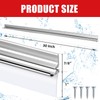 BSFRNF 30" Chrome Framed Shower Door Replacement Drip Rail with