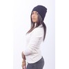 CLASSE77 Wool hat (70%) cashmere blend (30%) with ribbed lapels,