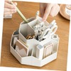 VILLFUL Rotatable Pencil Organizer Holder for Desk Multi-Functional Storage for