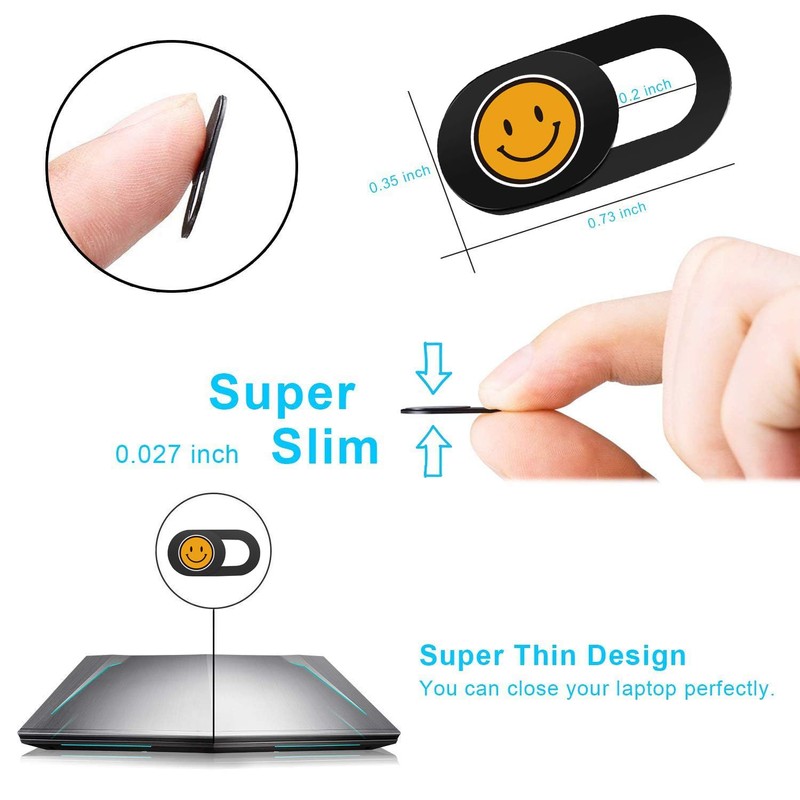 SIREG Webcam Cover Ultra Thin - Web Camera Cover fits
