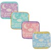 Marushin 0165008900 Mini Towel, Set of 4, Piccolino Pastel Color