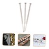 DOITOOL 3pcs Portable Flute Screwdriver for Woodwind Instruments Non-skid Maintenance