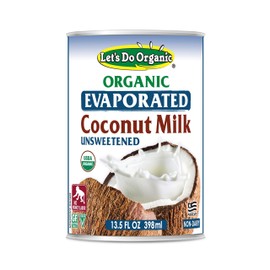 Let's Do Organic Evaporated Coconut Milk - 13.5 Fl Oz (Pack of 12)