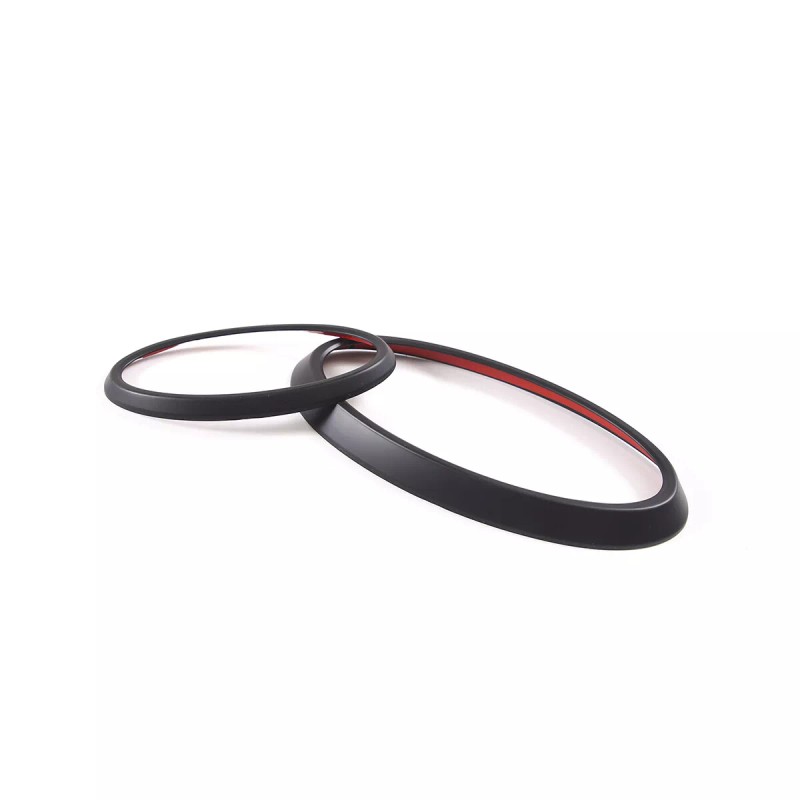 car-attention Matte Black Front/Rear Emblem Badge Logo cover trim For
