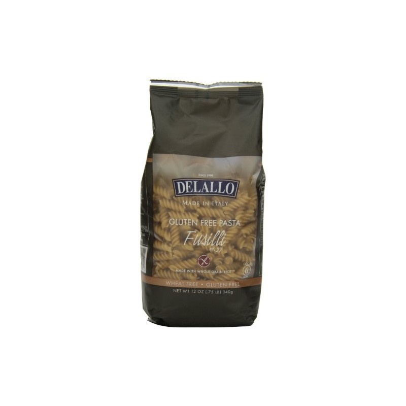 DeLallo Gluten Free Pasta, Fusilli, 12 Ounce