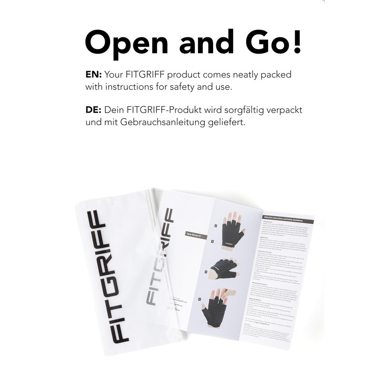 Fitgriff® Workout Gloves (Padded) for Men & Women - Fingerless