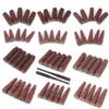 62Pcs Mini Sanding Cone Engine Porting Assortment Kit Cone Cylinder