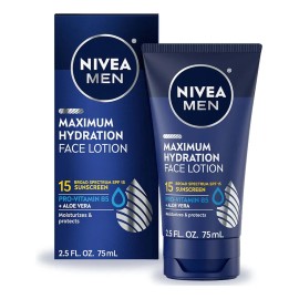 Loción Facial Hidratante Máxima Nivea Men, Loción Facial Con