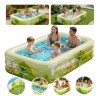 Alberca Inflable Big For Ninos, 210 Cm, Pvc, Dinosaurios