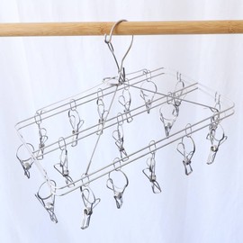 Wire Pegs Stainless Steel Sock Hanger 316S Grade with 17 Pegs