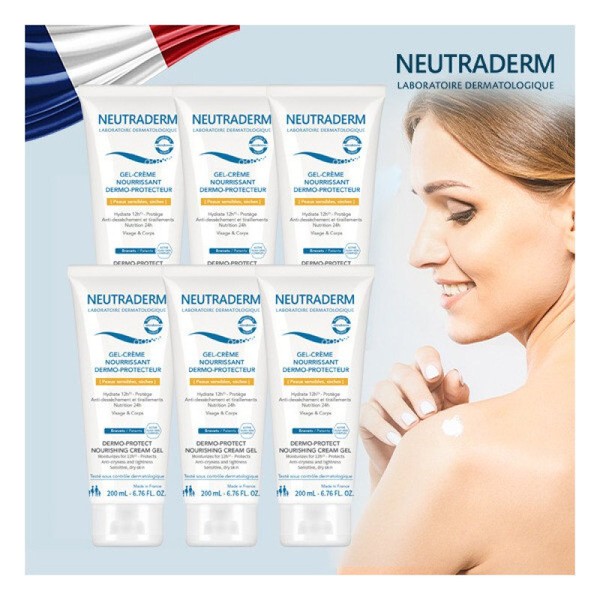 Nutraderm French direct import nourishing cream gel 200ml 6 packs