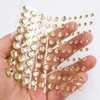 082 Rhinestone Sticker (Decal) Jewelry Type 4-9mm [Gold]