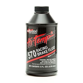 Wilwood 290-0632: Brake Fluid, DOT 3, Hi-Temp, 570 Degrees Fahrenheit, 12 Fluid oz. Bottle, 2 Pack