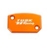 TUSK Anodized Front Brake Reservoir Cap Orange Compatible with Brembo