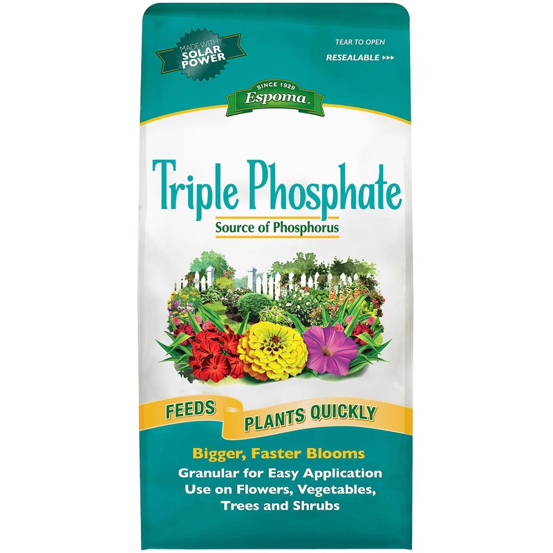 Espoma Triple Phosphate Fertilizer 0-45-0, 6.5lb. Bag; Promotes Root Growth