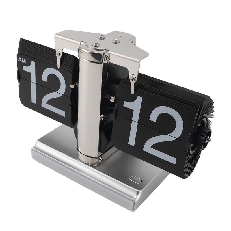 Retro Digital Flip Down Clock Battery Powered Flip Desk Clock