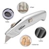 Hyper Tough QUICK-OPEN RETRACTABLE UTILITY KNIFE + 3 BLADES HQ