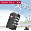 ZHEGE Luggage Lock, TSA Approved Travel Lock, 4 Digit Combination