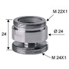 Swivel Metal Adaptor for Water Kitchen Faucet Tap Aerator 22mm