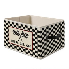 Race Car Room Toy Storage Bins Box,Kids Room Decor for Boys