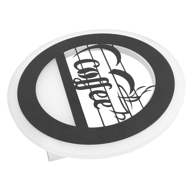 LED Wall Lamp Coffee Pattern Modern Bedside Wall Lamp for