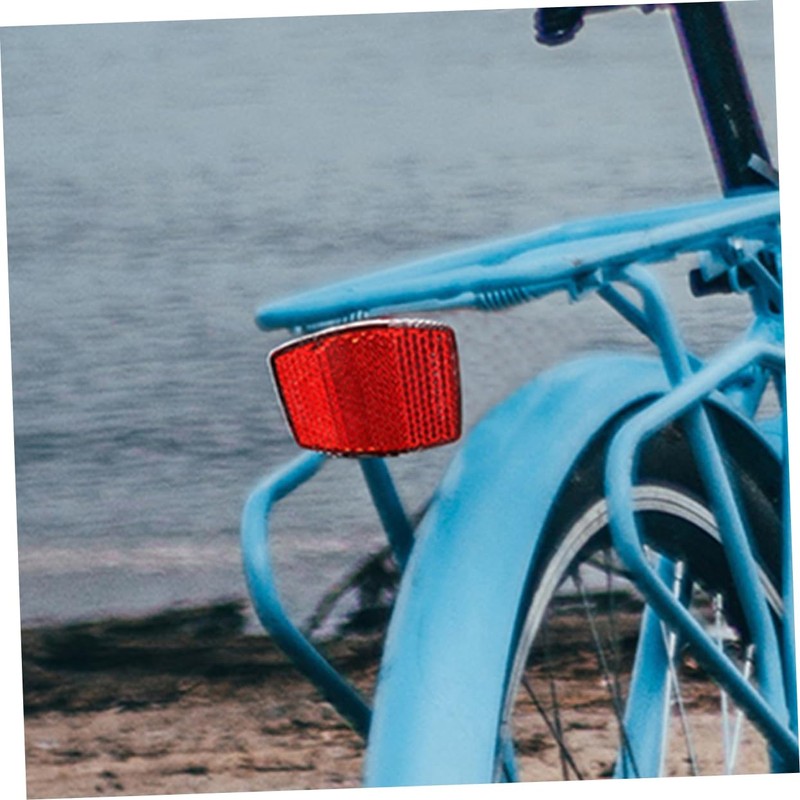 BESPORTBLE Practical Bike Reflective Supplies 4pcs Plastic Reflectors Tail Cycle