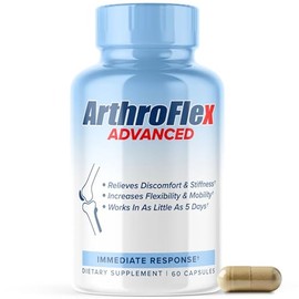 MAXLIFE NATURALS ArthroFlex Advanced Joint Support Supplement – 60 Capsules Made in USA, Type II Collagen Turmeric & Boswellia Joint Supplements for Men Women, Cartilage Flexibility & Mobility Support