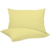 R&Z Plain Dyed Luxury Polycotton Housewife New 2 x Pillow