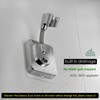 Handheld Shower Head Holder - 360 Swivel Adjustable - Large