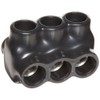 Morris Products 97653 Black Insulated Multi-Cable Connector - Dual Entry