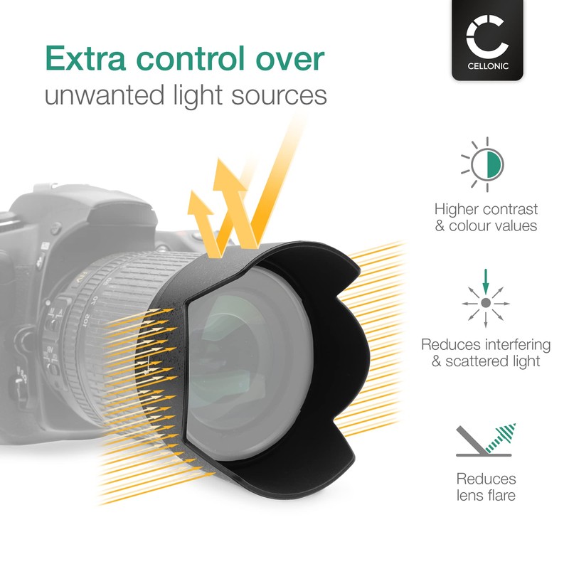 Cellonic EW-83F Lens Hood for Canon EF 24-70mm f/2.8L USM