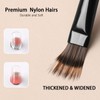 JFIYUOMCI Ombre Nail Brush (Widen), Precise Gradient & Lace Nail