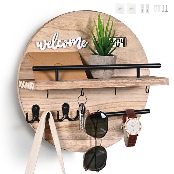 LEIRUOTM Key Holder for Wall, Key and Mail Holder Organizer