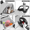Wedyvko 4 Wheels Pet Stroller for Medium Small Dogs Cats