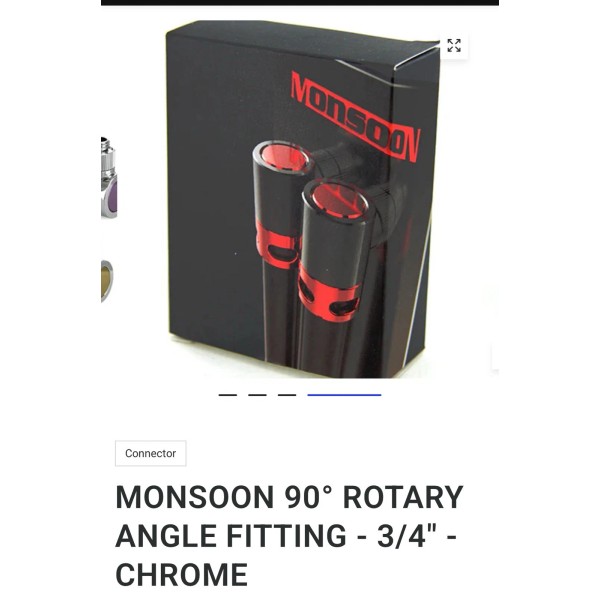 Monsoon G1/4 90 Degree Angle Adapter 13/10mm Matte Black