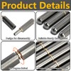moonoom 4 Pack 6'' BBQ Bullet Weld on Hinge, Heavy
