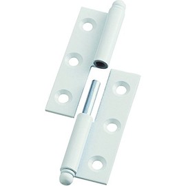 TRUSCO(トラスコ) スチール製抜き差し蝶番 左用 (1組(袋)=2個入) 225-6043L