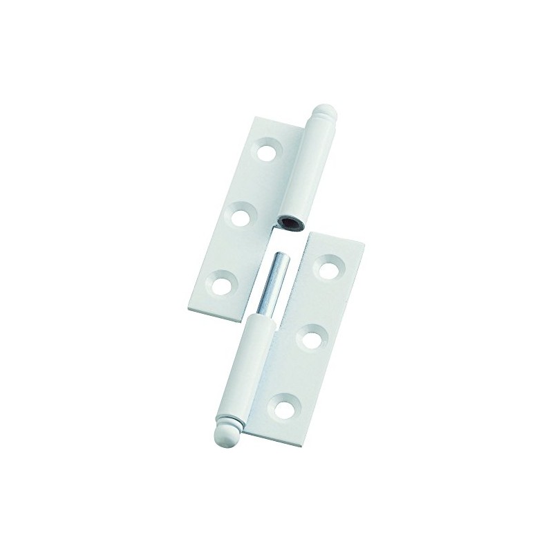 TRUSCO(トラスコ) スチール製抜き差し蝶番 左用 (1組(袋)=2個入) 225-6043L