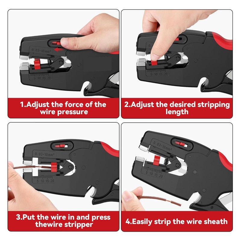 xolear Automatic Wire Stripper, 2 in 1 Wire Stripping Tool,