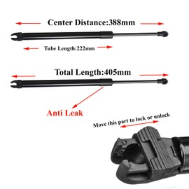 Pair Rear Door Window Glass Gas Struts Compatible with Nissan Pathfinder R51 2005-2013;Tailgate Window Lift Support Shocks Props