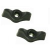2 x Plastic Wing Nuts Steel Inserts M8 Wings 40mm Lever