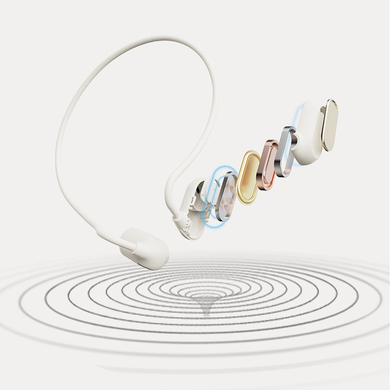 Open Ear Bluetooth Headphone Stereo Lossless Rechargeable Wireless Headset for